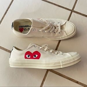 COMME des Garçons Play x Converse Play One Heart Low-Top Sneakers